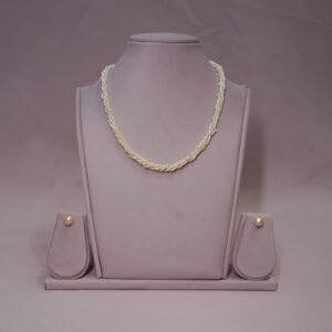 Rice pearls necklace