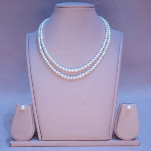 Four Line Pearls Necklace