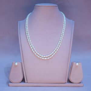 Double Line Pearls Necklace