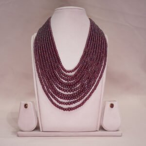 Natural Ruby Beads Mala
