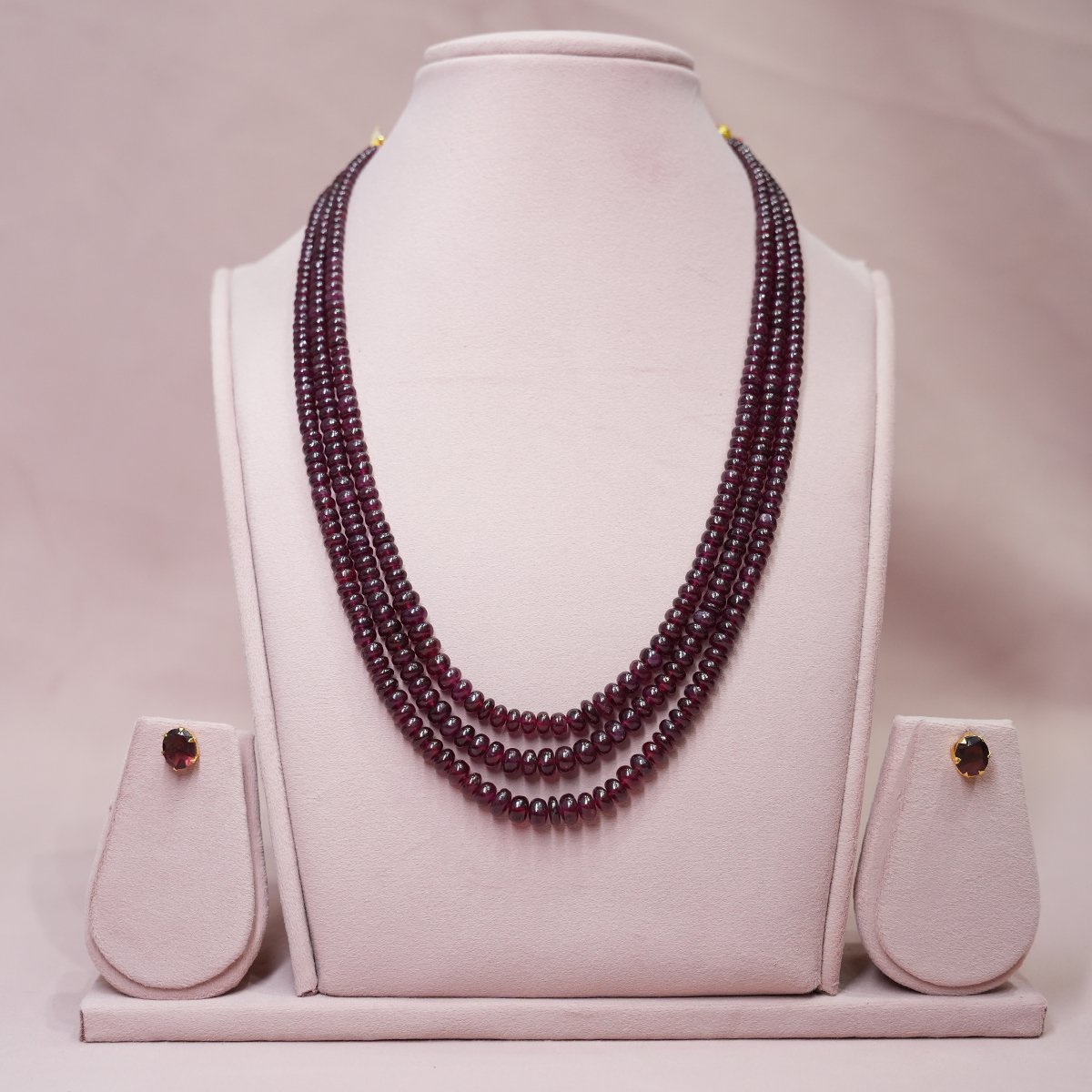 Natural Ruby Beads Mala