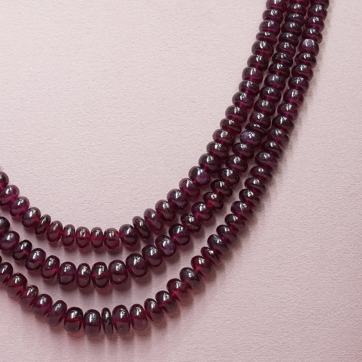 Natural Ruby Beads Mala - Image 2