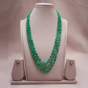 Green Onix Beads Mala