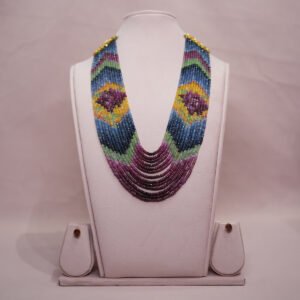 Multi Sapphire Beads Mala