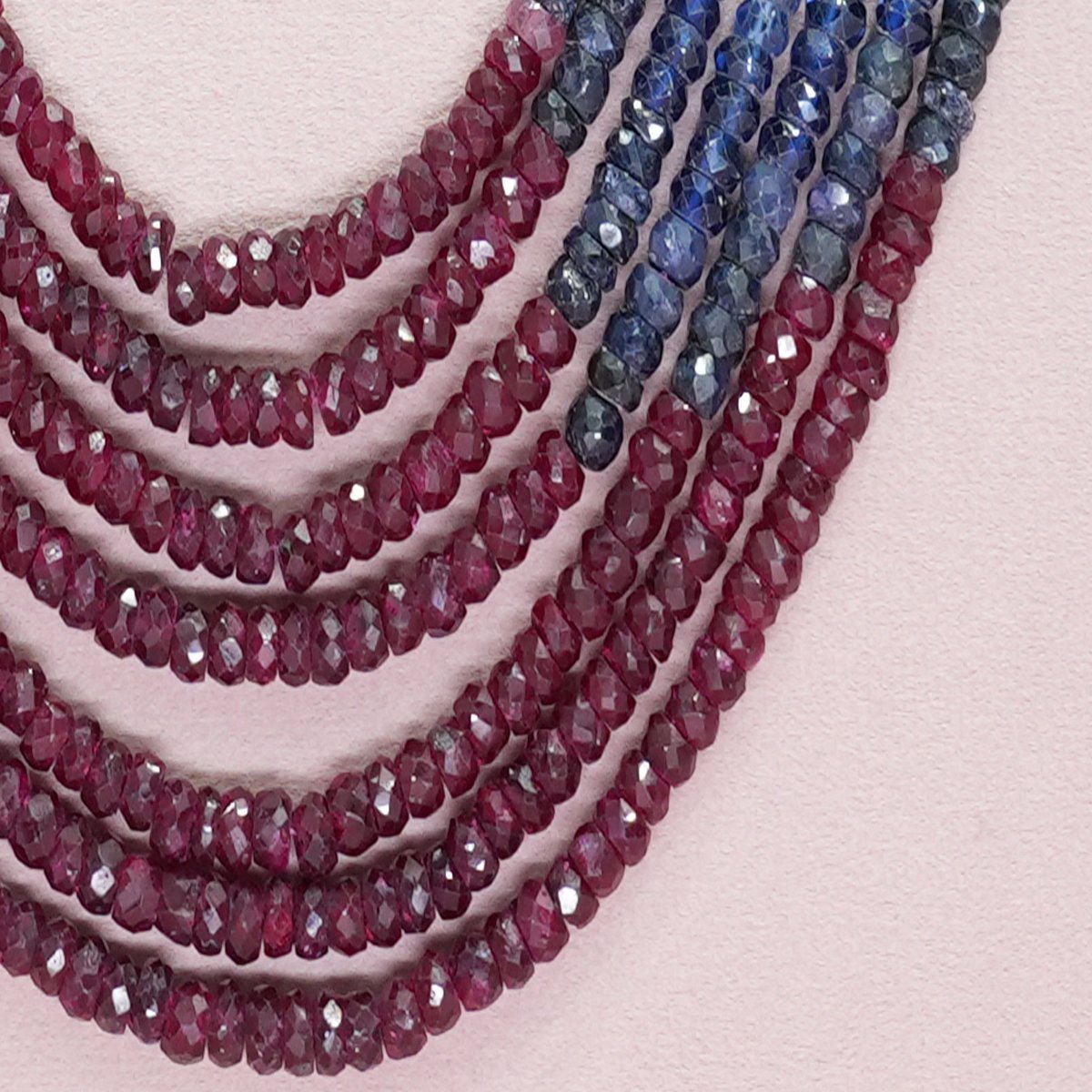 Multi Sapphire Beads Mala - Image 2