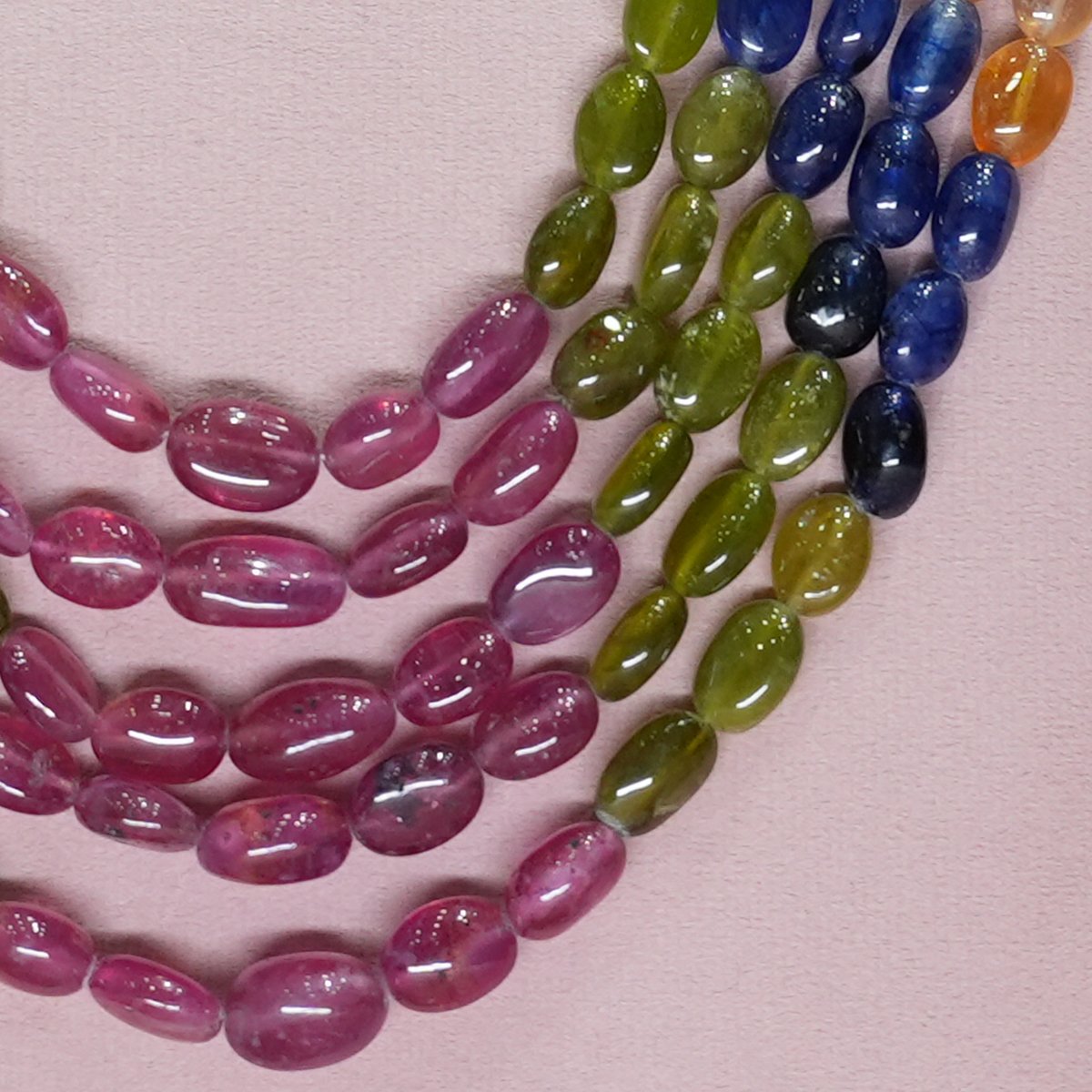 Multi Sapphire Beads Mala - Image 2