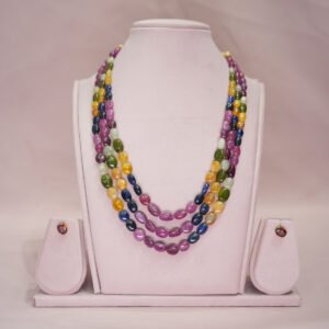 Multi Sapphire Beads Mala