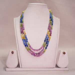 Multi Sapphire Beads Mala