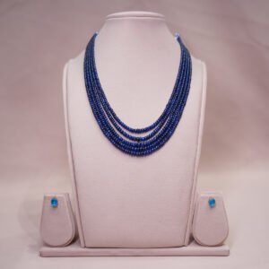 Natural Neelam Medium Beads Mala