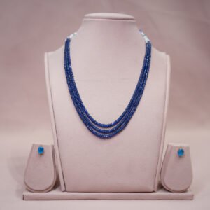 Natural Neelam Beads Mala