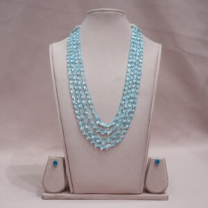 Aquamarine Beads Mala