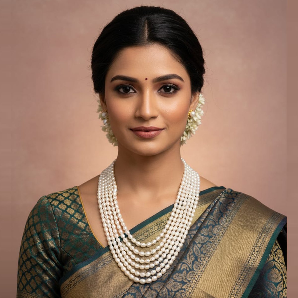 Six-Line Pearl Necklace - Image 3