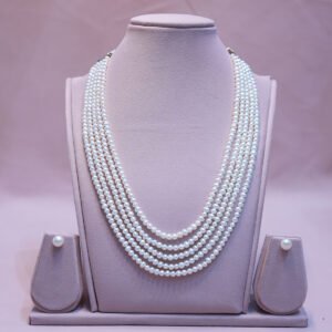 Five-Line Pearl Necklace
