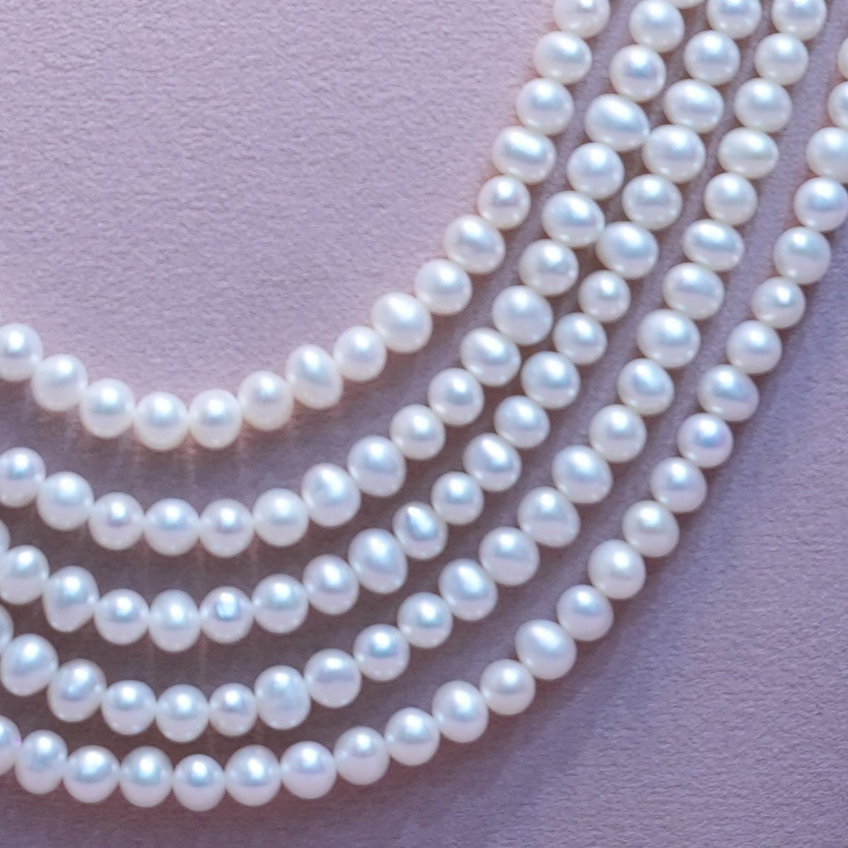 Five-Line Pearl Necklace - Image 2