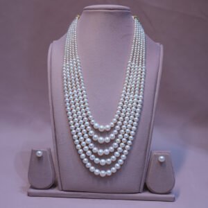 Five-Line Pearl Necklace